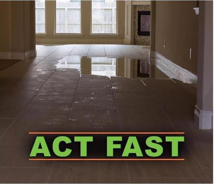 water damage act fast