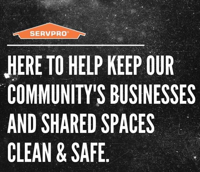 SERVPRO here to help clean